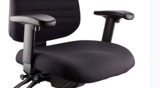 Stateline Arms Height adjustable "T" Black 1 pair with fittings