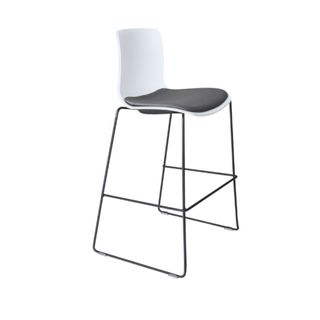 Acti Stool H630mm Black Sled frame Uph Seat 110kg Boxed