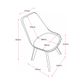 Virgo Chair with Seat Pad  110kg