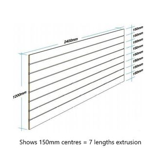 Slatwall Routed panel Sundry Landscape 11 slats