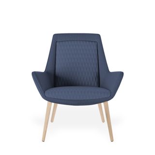 Aquila One Lounge Chair LB Low Timber Legs Hawth 140kg