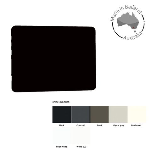 Top 25mm 1800x1300mm L1 4x100mmRadius corners