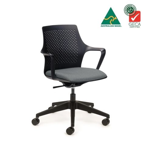 Gemina Board/Meeting Room Chair 135 Blk/Black F1
