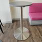 #210048 Secondhand Bar Table Charcoal top/Chrome disc base