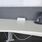 #210048 Secondhand Desk top power units, clamp on. White