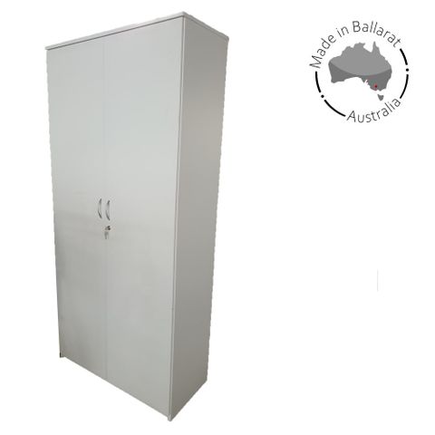 Stationery Cupboard H1800xW900xD450mm 4Adj L1 Locking