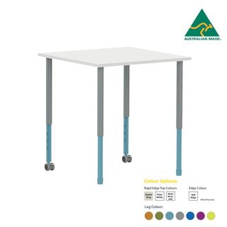 TNL Adj Height Square Table 600x600mm RE