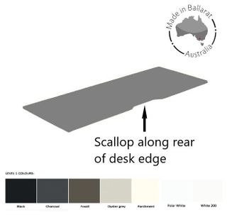 Top 25mm 1500x800mm L1 Scallop