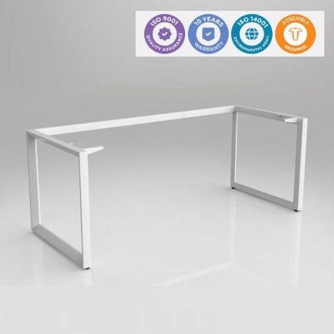 Anvil Frame suits top 1800x750mm White Frame