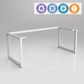 Anvil Straight Desk Frame Only - Triangle End Frames - Single User