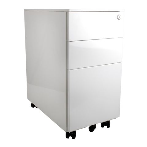Movida Mobile Pedestal 2S+1F H600xW300xD520mm White