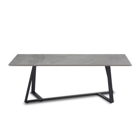 Piedra Coffee Table L1200x600mm  Carrara Marble -Blk