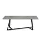 Piedra Coffee Table L1200x600mm  Carrara Marble -Blk