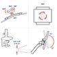 Ergotron LX Monitor Arm Dual Direct Arm Black Boxed