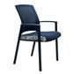 Darwin Vis Arms 4 leg Black Vinyl /Fabric sides150kg