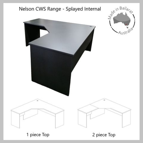 Nelson Corner Workstation Range - Splayed Internal