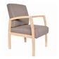 Bella Mid Back Open Sided Guest Chair 160kg Gin Rummy Gravel