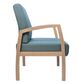 Bella Mid Back Open Sided Guest Chair 160kg Gin Rummy Gravel
