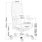 Anolta Multi-shift High Back Chair Black Leather 200kg