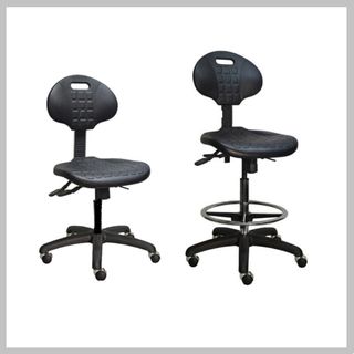 PU Industrial Tulip Task Chair 120kg