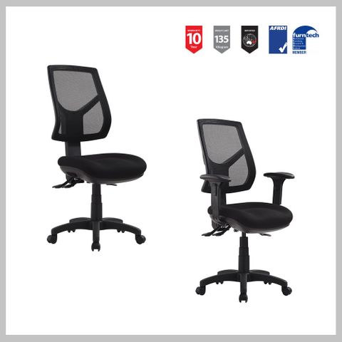 Rio Mesh High Back Chair Range 130kg