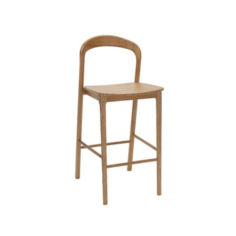 Nodo Timber Bar Stool American Oak 160kg