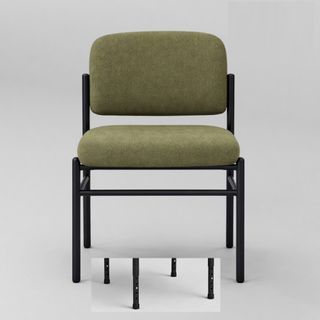 Turner Visitor Chair No Arms Adj Height Frame PC 200kg