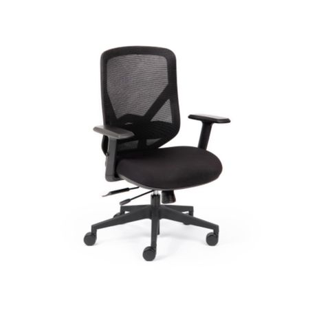 Envoy Mesh Back Task Chair with Arms Black 135kg