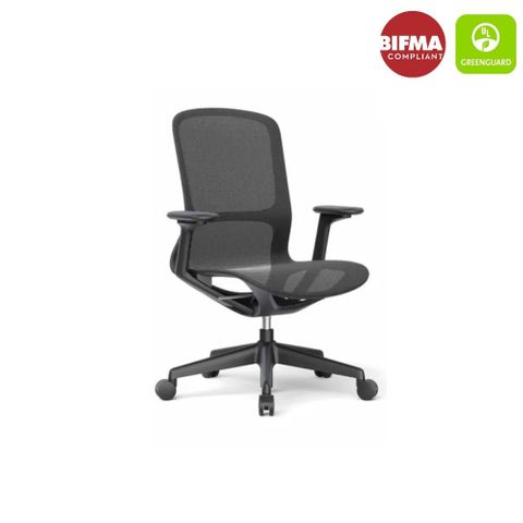 Eris Mesh Task Chair with Arms Black 135kg