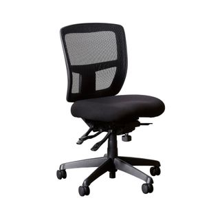 Miami II Task Chair HB Mesh Back No Arms 3L 150kg Black