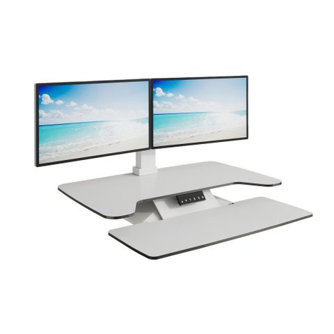 Standesk Memory PRO W900xD720mm with 2 monitor brkt