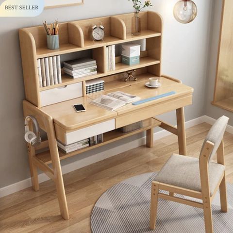 Avelinn Desk L1000 x D600 & Hutch H600mm