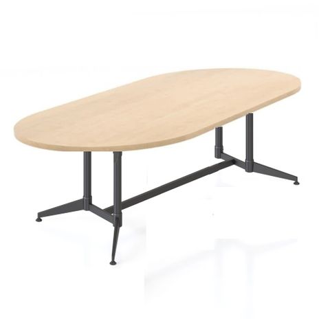 Typhoon Boardroom Table D-End Top Powdercoat Frame Range
