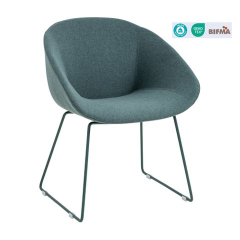 Vista Tub Seat Sled Base 140kg  Fully Upholstered