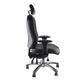 Multiform HB Adj Arms Chair Black Leather Upper 110kg