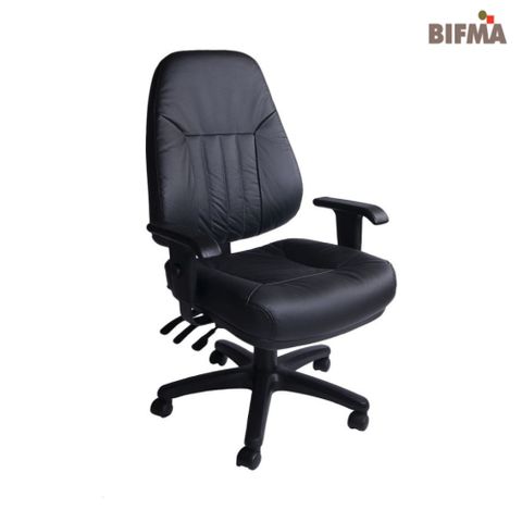 Endeavour 101L Adj Arms Chair Leather upper 110kg
