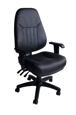 Endeavour 101L Adj Arms Chair Leather upper 110kg