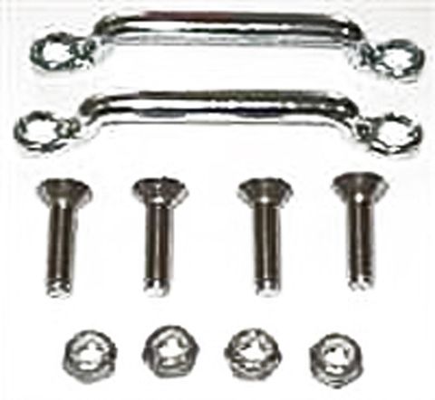 Sky Ski Footman Hardware Kit (2 Footman Loops, 4 1/4 X 1 Fhcd, 4 Nylok Nuts)