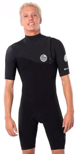 Rip Curl 2023 E-Bomb 2/2mm Zip Free Short Sleeve Springsuit