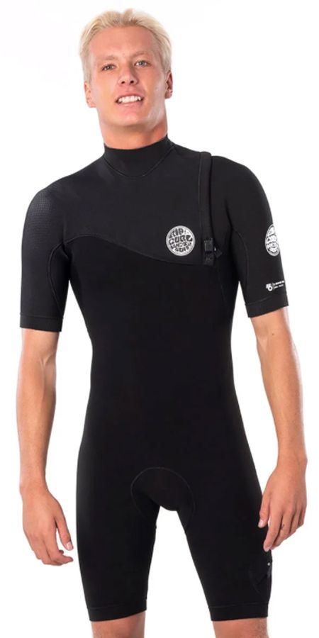 Rip Curl 2023 E-Bomb 2/2mm Zip Free Short Sleeve Springsuit