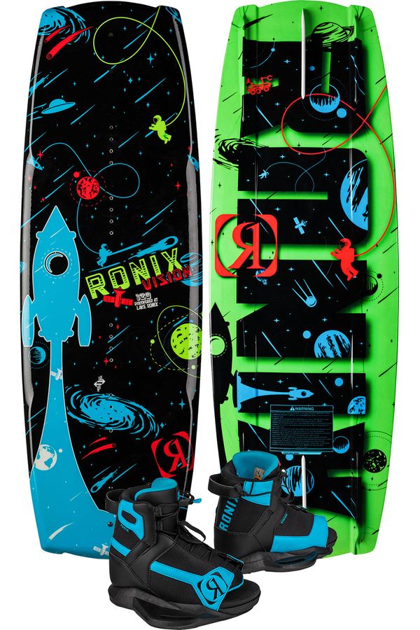 Ronix 2024 VISION JUNIOR WAKEBOARD WITH VISION BOOTS