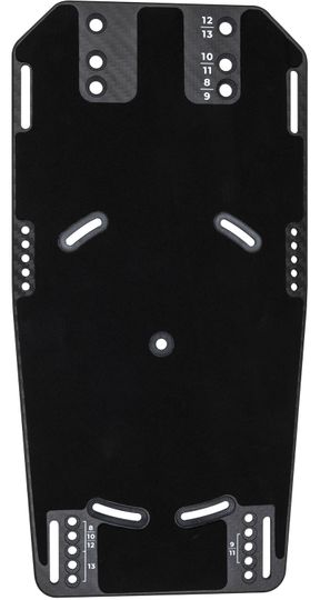 Radar Carbon/G10 Front Plate With Adaptable Mounting