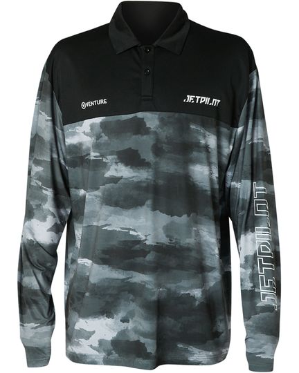 Jet Pilot 2024 Venture Long Sleeve Fishing Polo