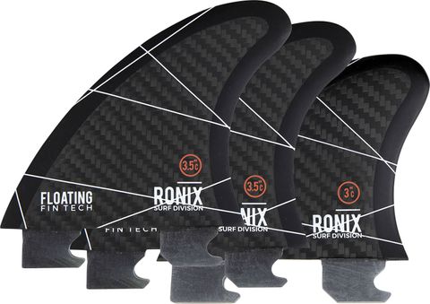 RONIX 2022 FLOATING FIN-S 2.0 SURF FIN (3 PACK)