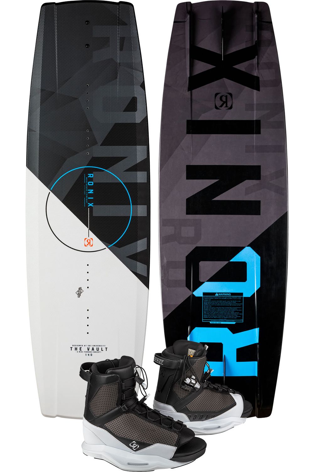 Photo of Ronix 2025 Vault Wakeboard With 2026 District Boots by Ronix