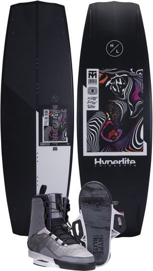 Hyperlite 2022 BLUEPRINT WAKEBOARD WITH ULTRA BOOTS