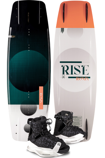 Ronix 2023 Rise Ladies Wakeboard with 2025 Halo Boots