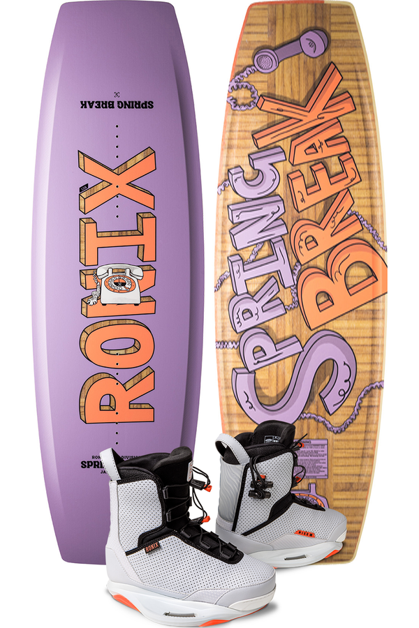 Ronix 2024 Spring Break Ladies Wakeboard with 2023 Rise Boots
