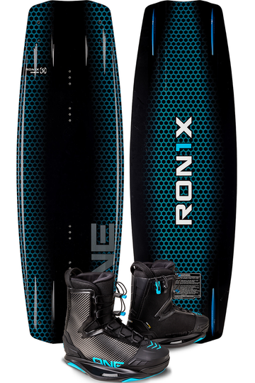 Ronix 2023 ONE BLACKOUT WAKEBOARD WITH ONE CARBITEX BOOTS