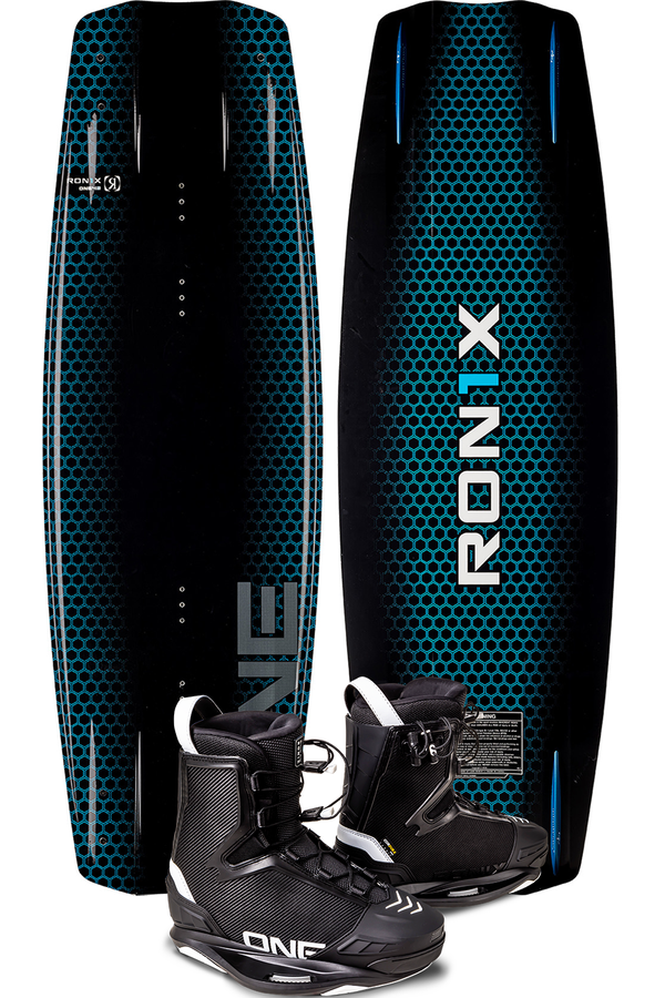 Ronix 2023 ONE BLACKOUT WAKEBOARD WITH ONE BOOTS